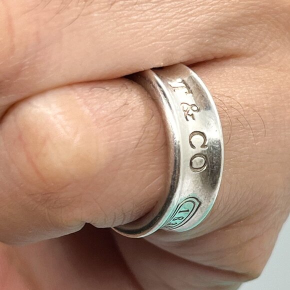 Tiffany & Co 1837 Sterling Silver Ring Band – Size 4 - Picture 5 of 8